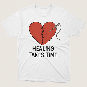 Healing Takes Time Mental Health Support T-Shirt – Stitched Heart Graphic, Self Care Positive Affirmation Tee, Wellness Recovery Apparel Mental%20Health%20Fitness%20prompt%2029%20studio%20mockup.png