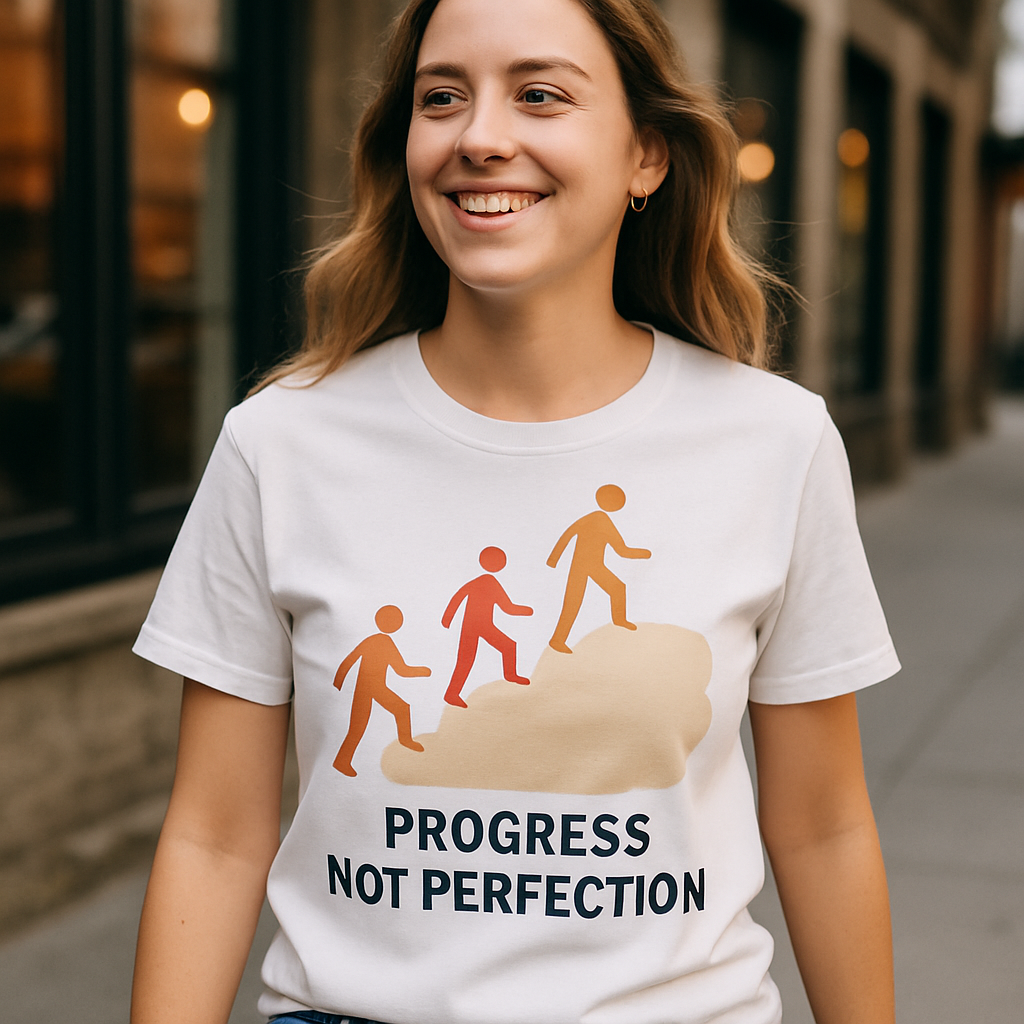 Progress Not Perfection Mental Health Fitness T-Shirt – Motivational Self Care Tee for Wellness & Growth, Inspirational Workout Shirt Mental%20Health%20Fitness%20prompt%2033%20lifestyle%20mockup.png