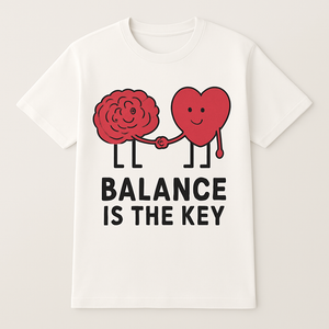 Balance Is the Key Mental Health Fitness T-Shirt – Cute Brain & Heart Graphic, Motivational Self-Care Tee, Mindfulness Wellness Shirt Mental%20Health%20Fitness%20prompt%2038%20studio%20mockup.png
