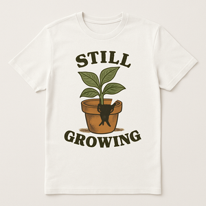 Still Growing Mental Health T-Shirt – Motivational Plant in Cracked Pot, Self Care Positive Growth Tee for Wellness & Fitness Mental%20Health%20Fitness%20prompt%2039%20studio%20mockup.png