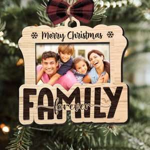 Merry Christmas Family - Personalized Shape Ornament - Gift For Family, Christmas Gift