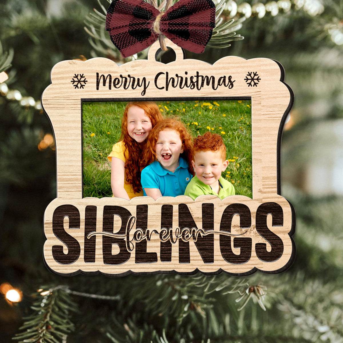 Merry Christmas Family - Personalized Shape Ornament - Gift For Family, Christmas Gift