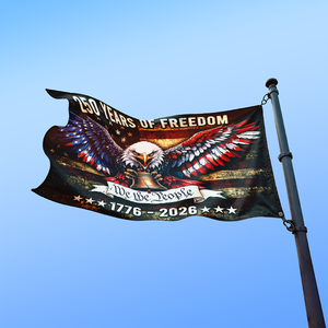 250 Years of Freedom Patriotic United States House Flag