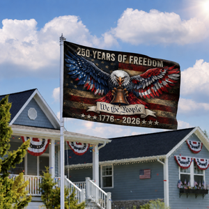 250 Years of Freedom Patriotic United States House Flag