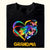 Grandma Grandkids Infinity Love Butterflies Rainbow - Personalized Shirt - Gift For Grandma, Mother's Day