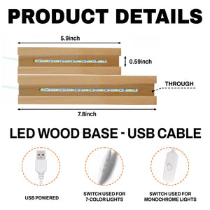 The Bond Between An Aunt & Niece, Flowers And Butterflies, LED Night Light, Gift For Family