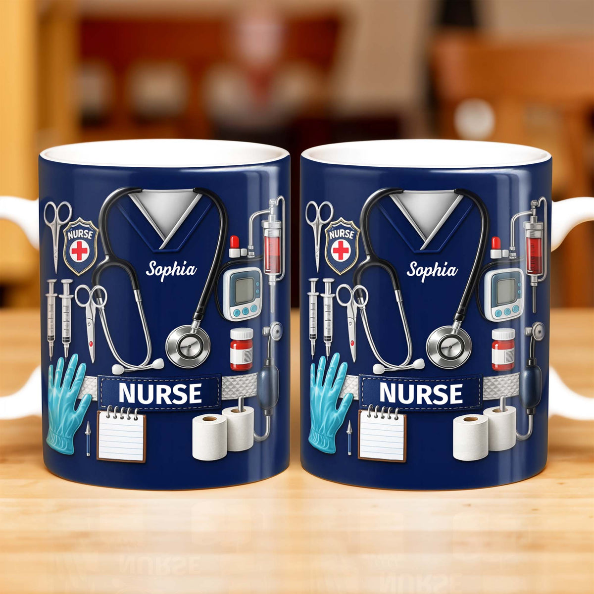 Celebrate Our Everyday Heroes, Nurse-Themed Design, Coffee Mug, Gift For Nurses And Healthcare Workers