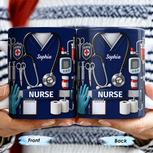 Celebrate Our Everyday Heroes, Nurse-Themed Design, Coffee Mug, Gift For Nurses And Healthcare Workers