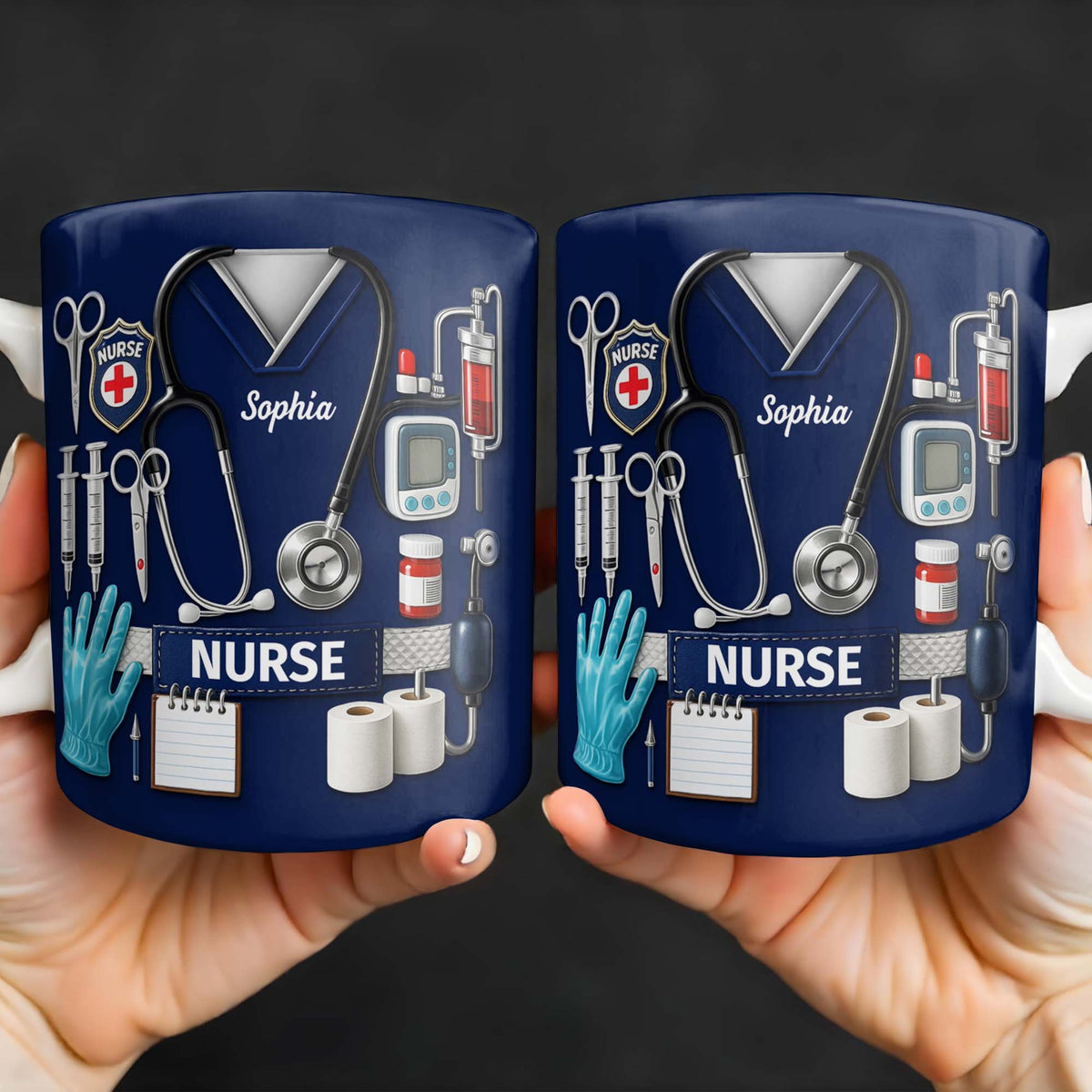 Celebrate Our Everyday Heroes, Nurse-Themed Design, Coffee Mug, Gift For Nurses And Healthcare Workers