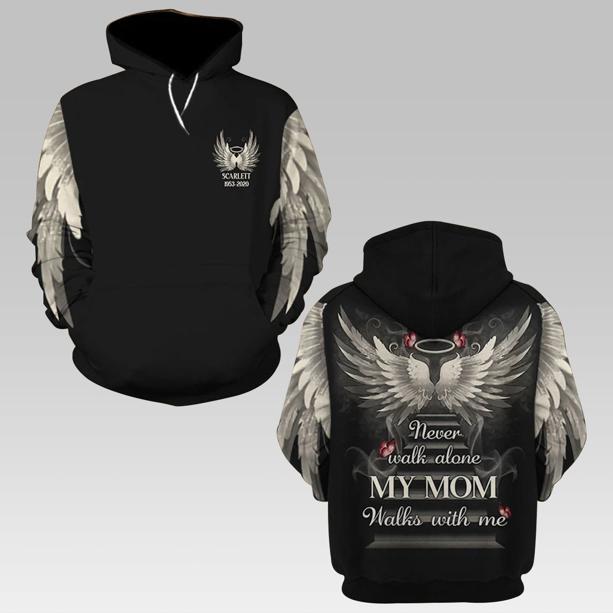 Never Walk Alone Personalized 3D All Over Print Shirt Memorial