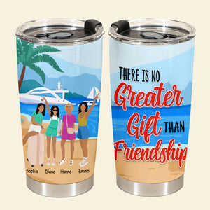 Our Friendship Is A True Blessing To Me - Personalized Tumbler - Gift For Friends, Sister