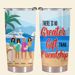 Our Friendship Is A True Blessing To Me - Personalized Tumbler - Gift For Friends, Sister