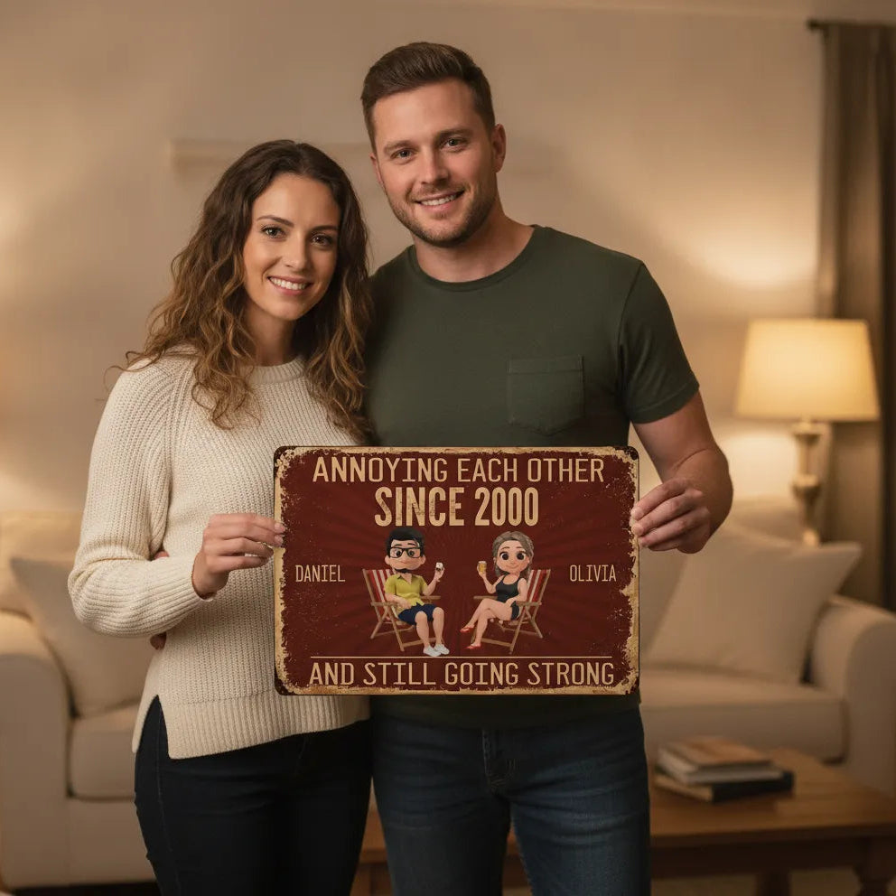 Everlasting Love - Personalized Custom Metal Sign