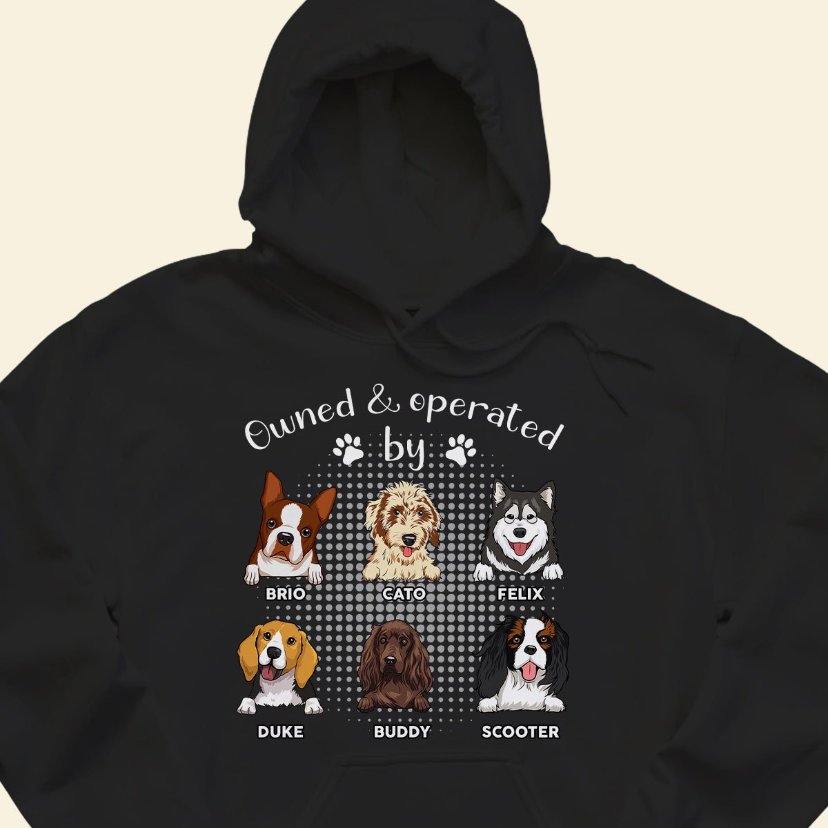 Operated By Dog - Personalized Apparel - Gift For Dog Lovers