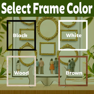 Dog Lovers Mini Museum Wood Layer Frame, Memory Display with Wood Frames, Pet Mom Gifts, Photo Frame with Miniature Figurines, Dog Lovers