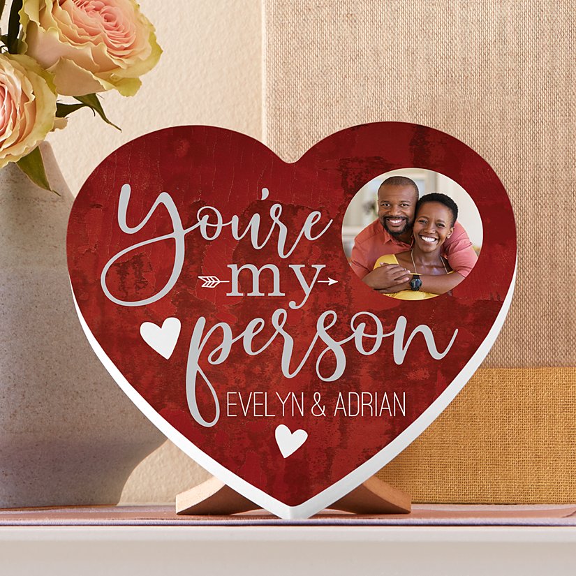 You're My Person Photo Picture Frame, Gift For Wife, Husband, Mom, Father, Couple Gift