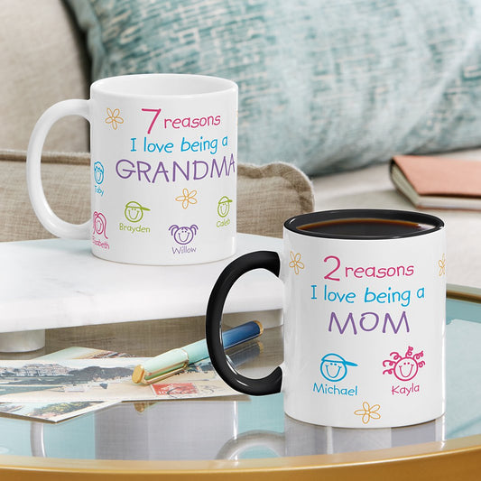 Mother's Day Gift Mug, Reason I love being a mom, Gift For Mom, Gift For Grandma, Valentines Day gift, Gift for her, Mother's Day