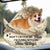 Don't Cry For Me I'm Flying With New Wings And Paw Prints, Custom Wood/Acrylic Ornament, Gift For Pet Owners