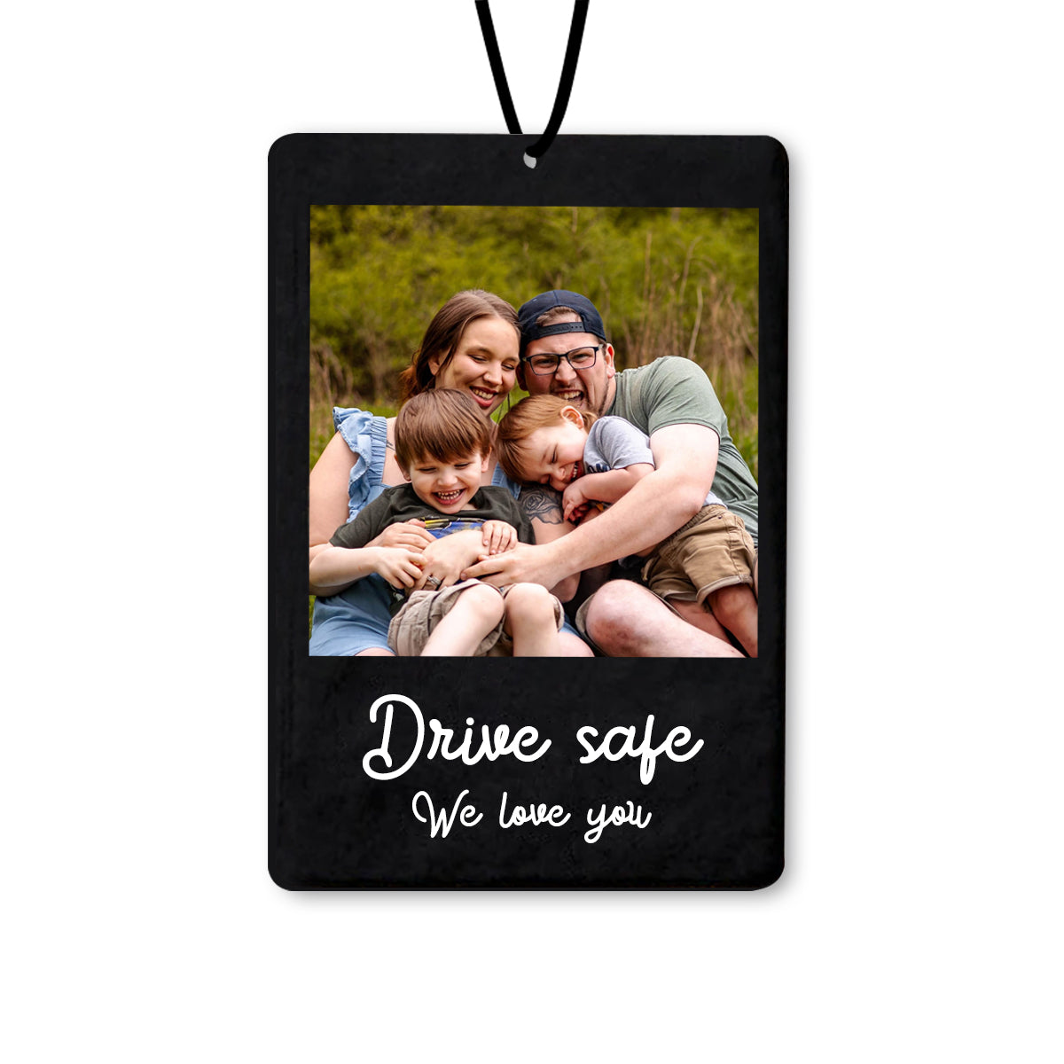 Custom Car Air Freshener from Photo, Personalised Picture Text Car Ornament Hanging, Double Side Car Air Freshener, Driving Test Pass Gift
