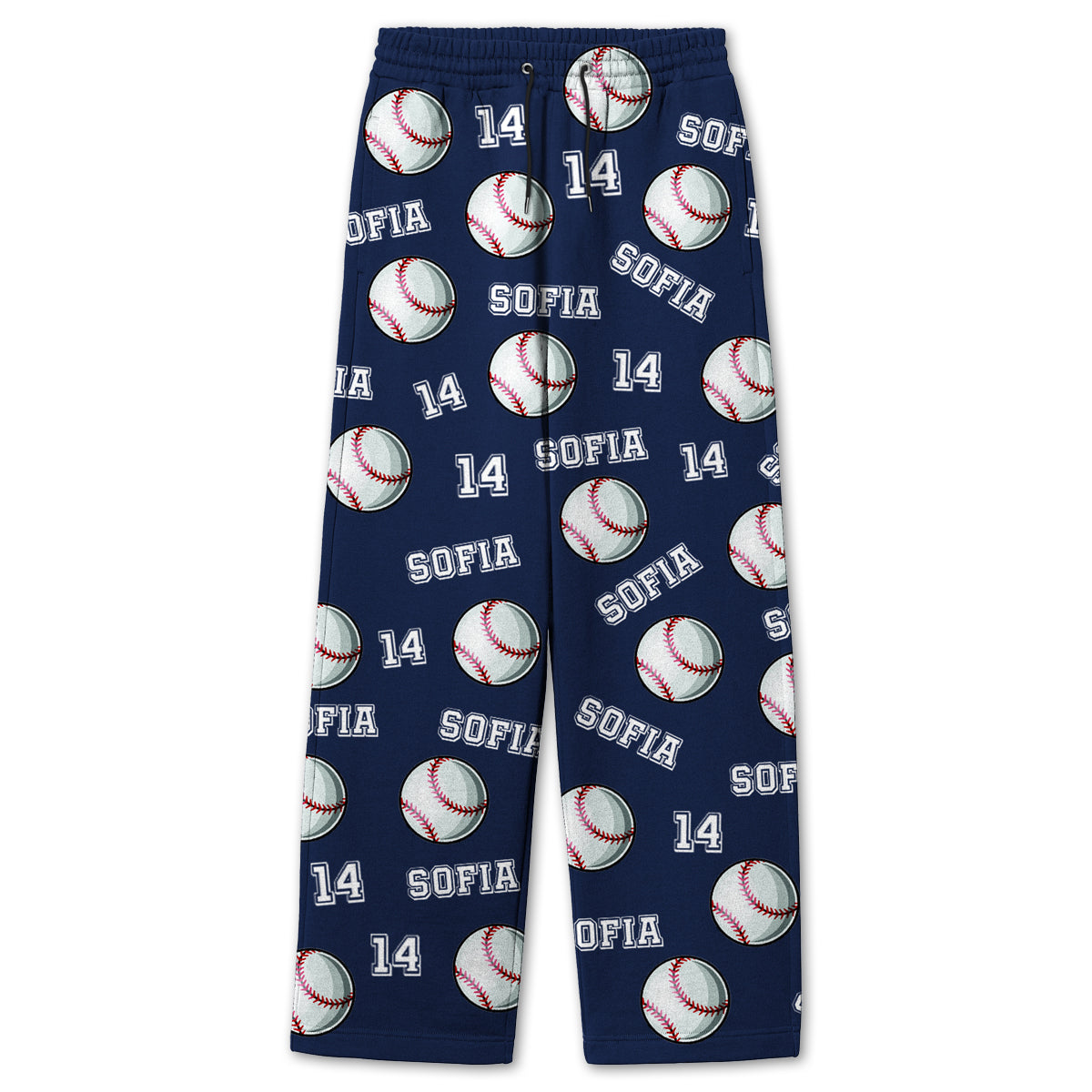 Personalized Baseball Pajama, Sports gift, baseball pajama gift, gift for baseball player, team gift, baseball team gift, custom pajama