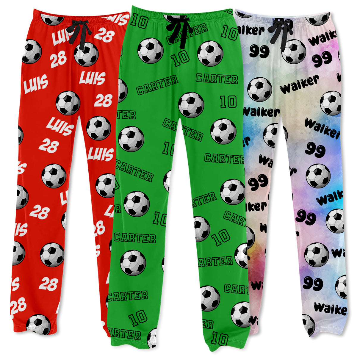Personalized Soccer Pajama, Soccer Pajama gift, gift for Soccer player, Soccer gift, Soccer team gift