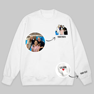 Personalized embroidered custom your own photo shirt - Handmade shirt