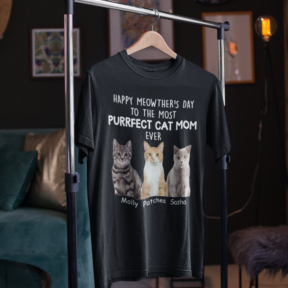 Purrfect Cat Mom - Personalized Custom Photo Shirt Purrfect-Cat-Mom---5.jpg?v=1710146293
