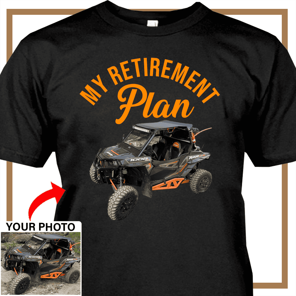 Personalized Side-by-side T-shirt, Custom photo UTVs Rzr t-shirt, funny gift for SxS Grandpa