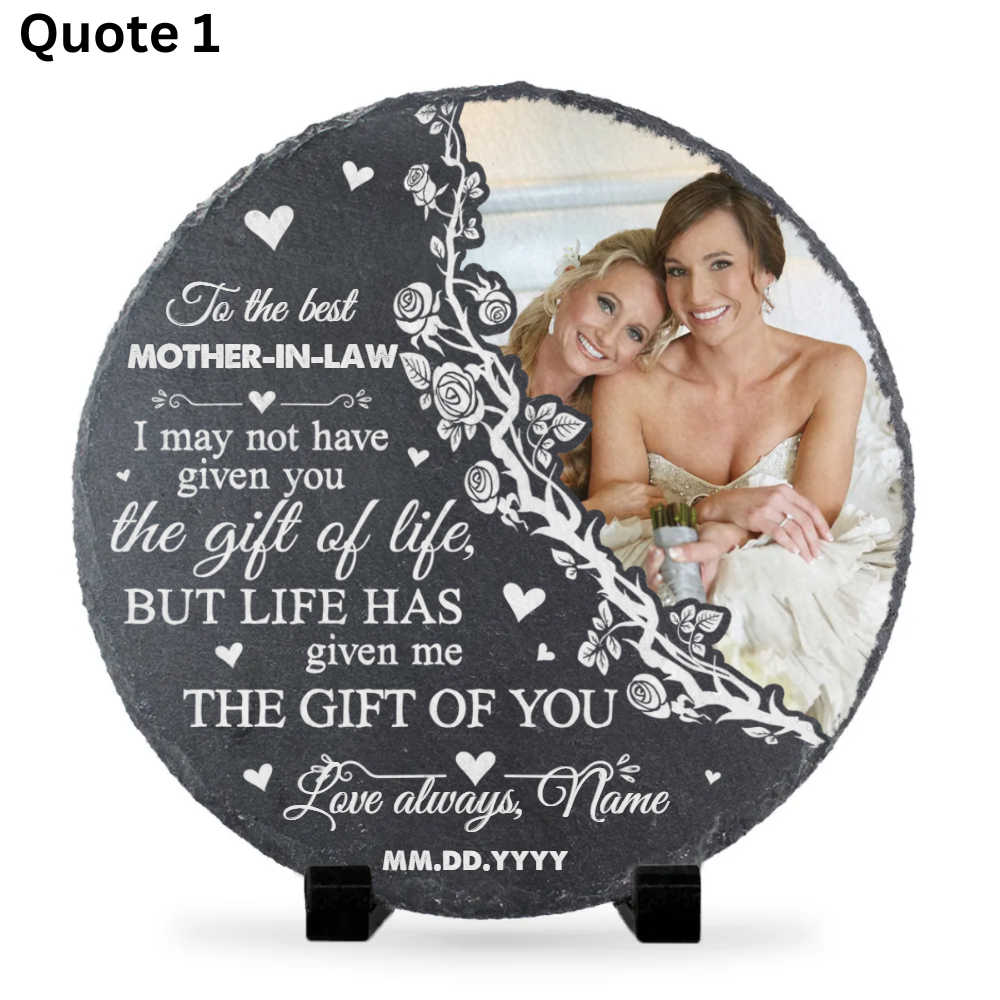To My Mother-in-law I Love You Always - Personalized Garden Stone - Gift For Mother-in-law