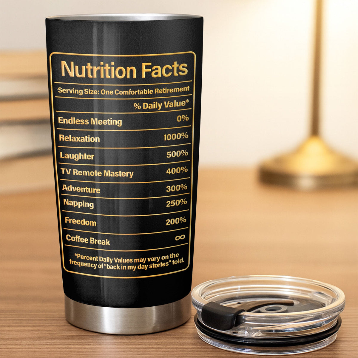 Every Sip Tastes Like Not My Problem, Stainless Steel Tumbler, Gift For Retirees