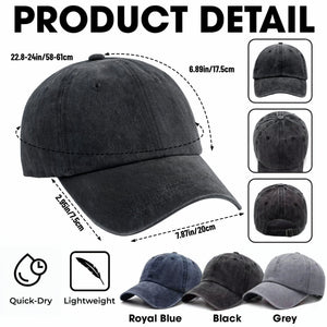 I Tried To Retire, Personalized Custom Washed Denim Cap, Gift For Husband
