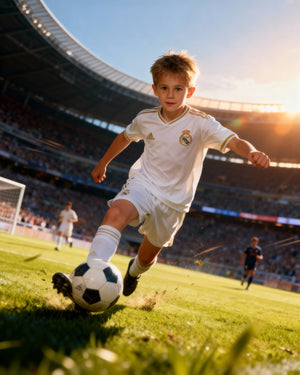 Custom Soccer Player Portrait from Photo Personalized Poster Canvas For Kids SOCCERBOY.jpg