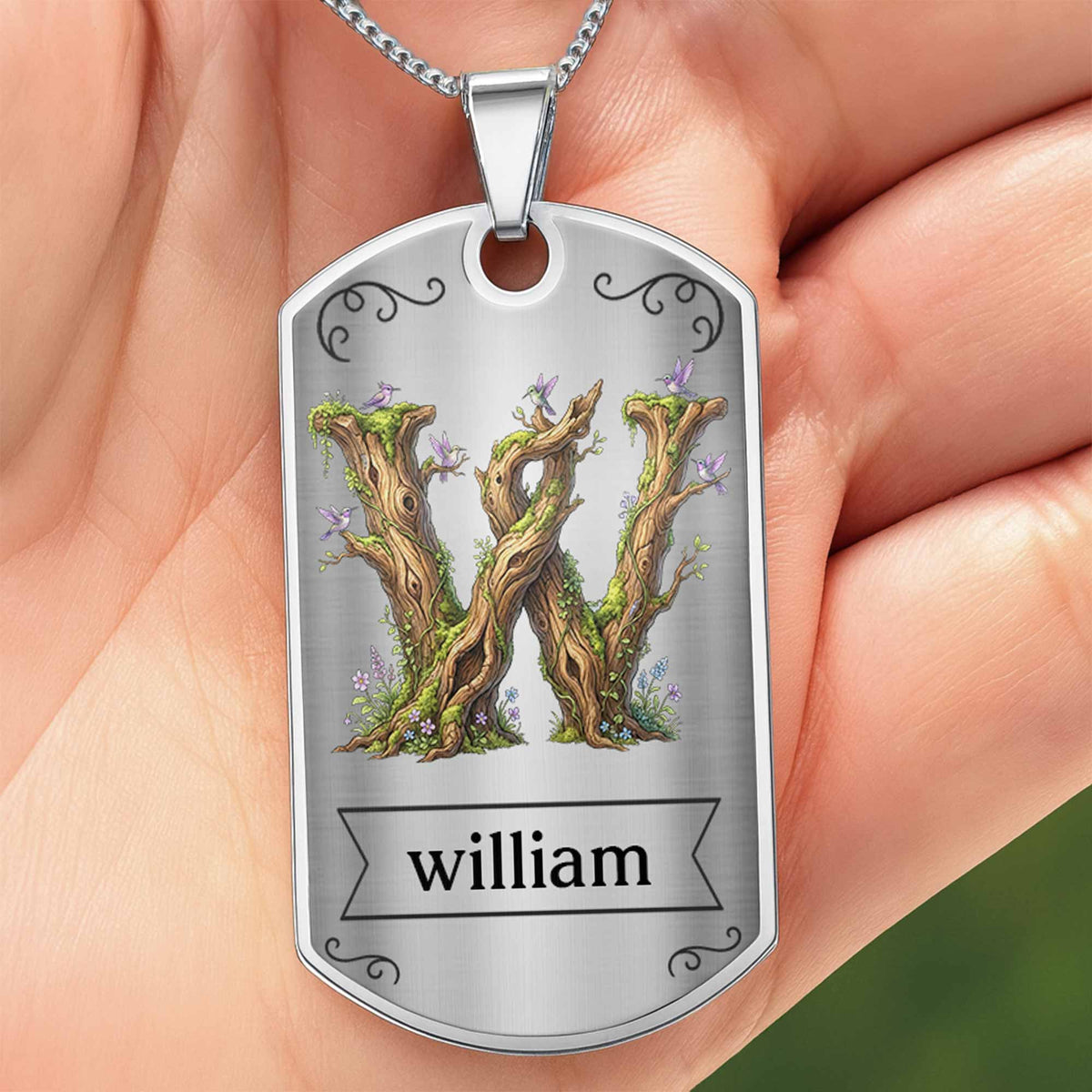 To My Son, Never Forget That I Love You, Tree And Bird Necklace, Gift For Son
