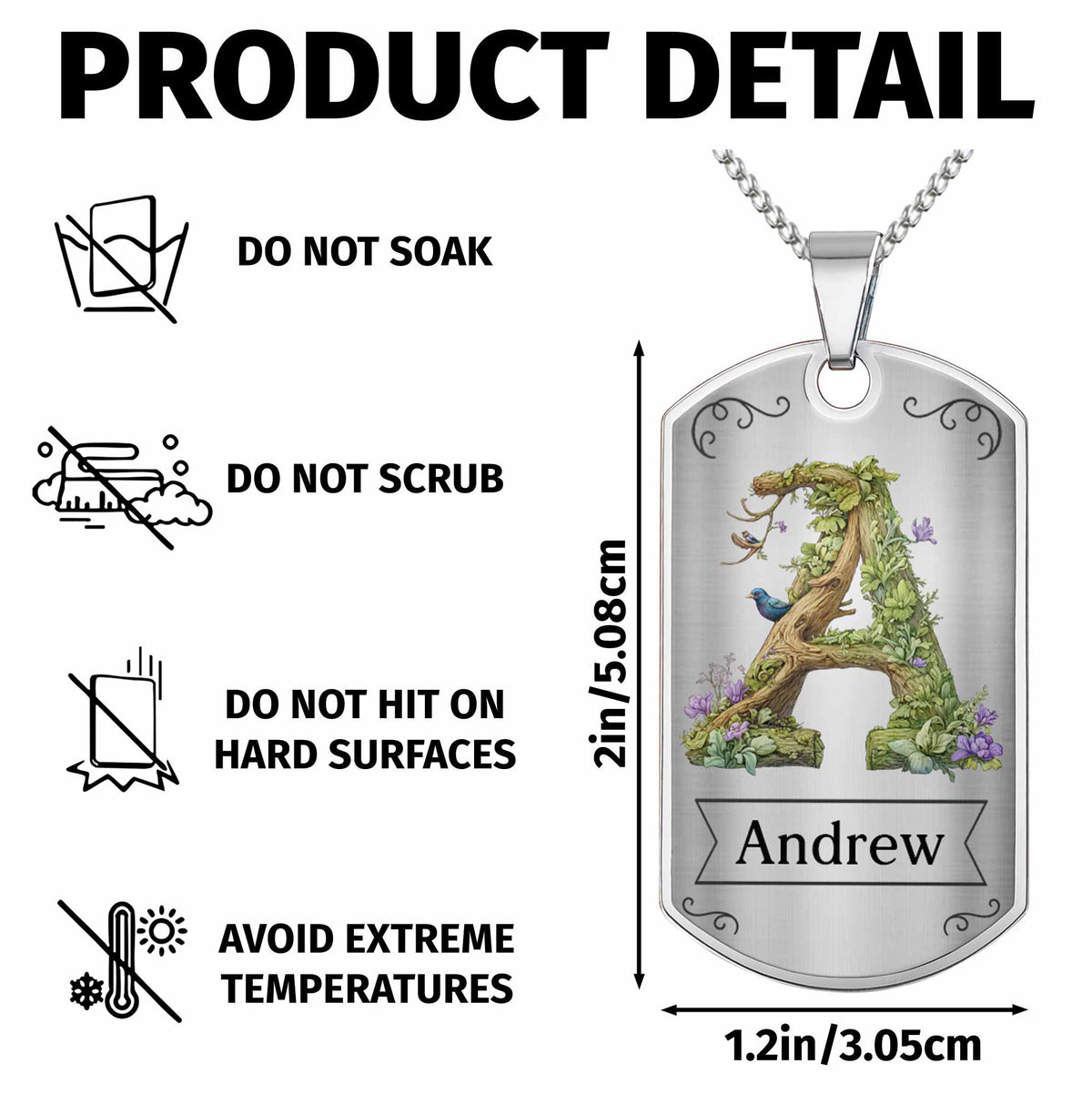 To My Son, Never Forget That I Love You, Tree And Bird Necklace, Gift For Son