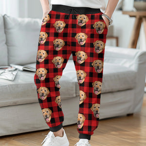 Custom Photo The Greatest Dog In The World - Dog & Cat Personalized Custom Unisex Sweatpants - Christmas Gift For Pet Owners, Pet Lovers