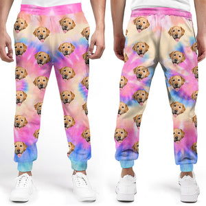 Custom Photo The Greatest Dog In The World - Dog & Cat Personalized Custom Unisex Sweatpants - Christmas Gift For Pet Owners, Pet Lovers