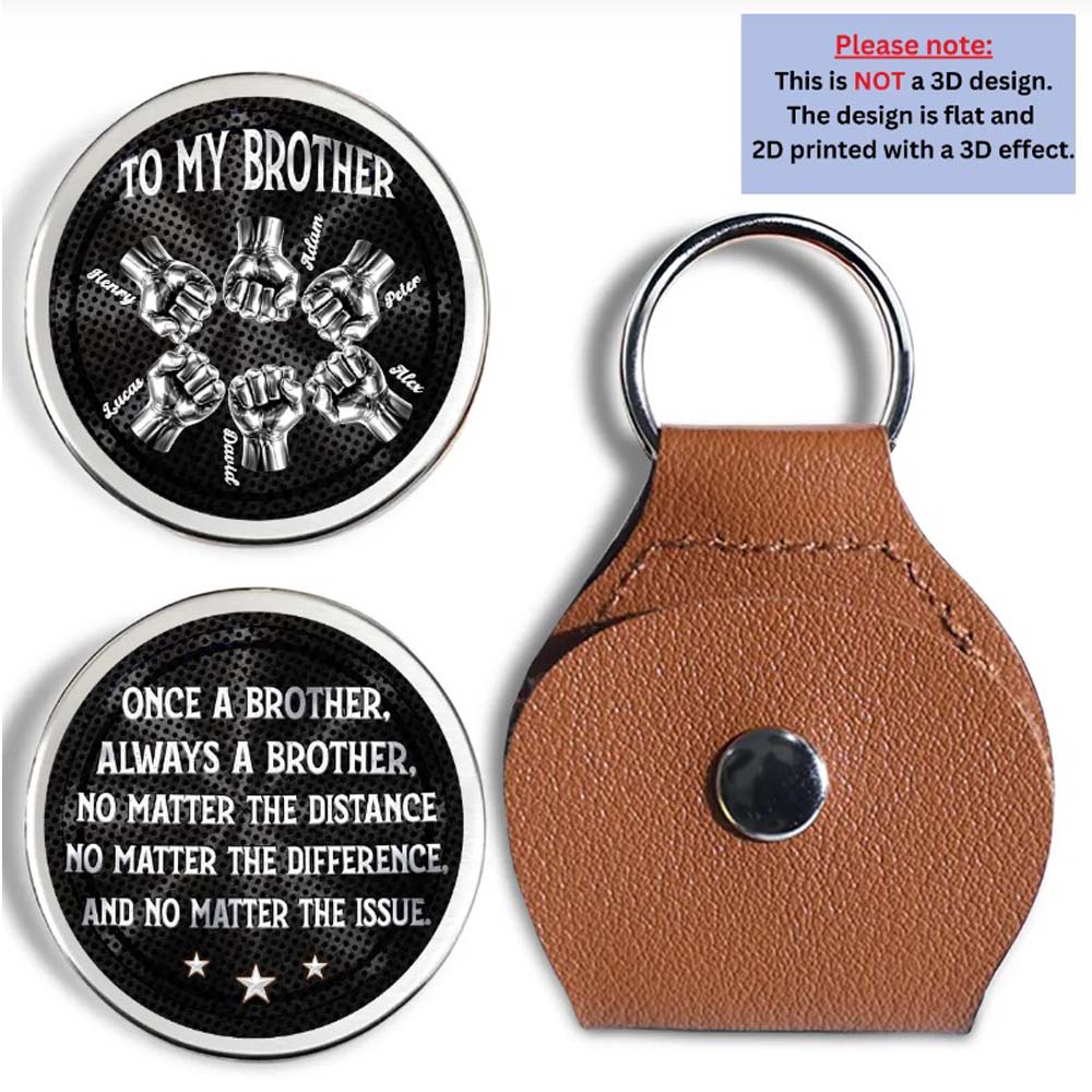 Once A Brother And Always A Brother - Personalized Custom Pocket Hug