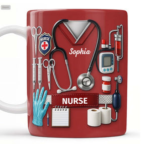 Celebrate Our Everyday Heroes, Nurse-Themed Design, Coffee Mug, Gift For Nurses And Healthcare Workers