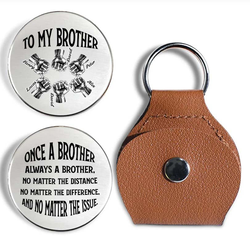 Once A Brother And Always A Brother - Personalized Custom Pocket Hug
