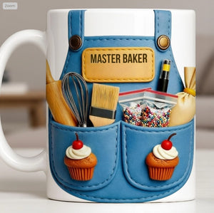 Master Baker And Delightful Baker's Craft,Coffee Mug,Gift For Cooking Enthusiasts