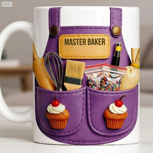 Master Baker And Delightful Baker's Craft,Coffee Mug,Gift For Cooking Enthusiasts