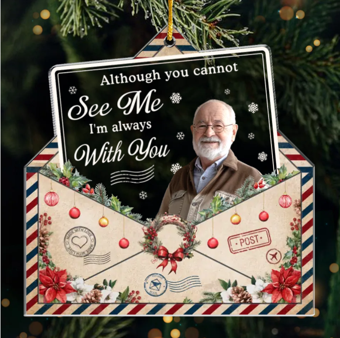 Custom Photo Memories Are The Treasures That Stay Forever - Memorial Personalized Custom Ornament - Acrylic Custom Shaped - Sympathy Gift, Christmas Gift For Family Members