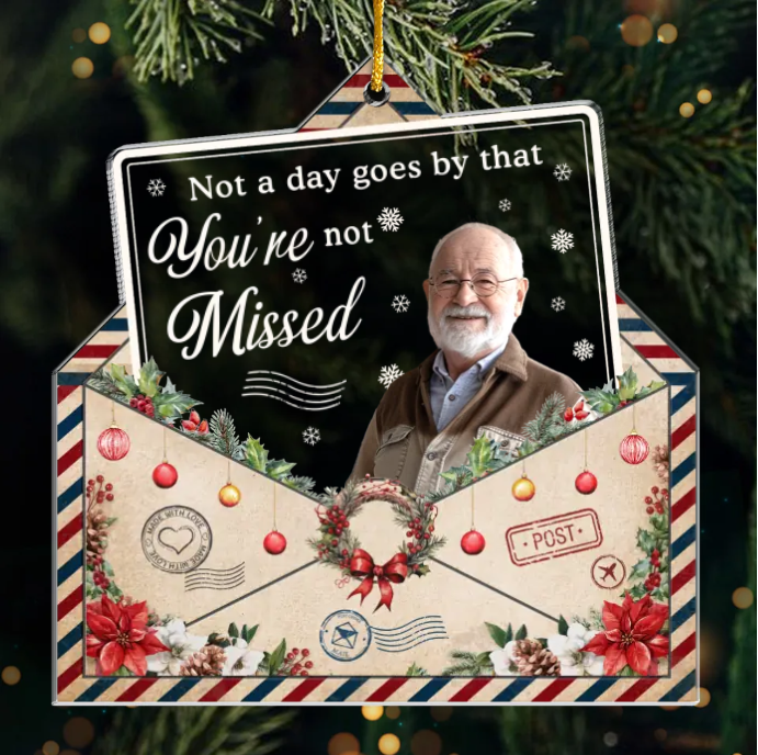 Custom Photo Memories Are The Treasures That Stay Forever - Memorial Personalized Custom Ornament - Acrylic Custom Shaped - Sympathy Gift, Christmas Gift For Family Members