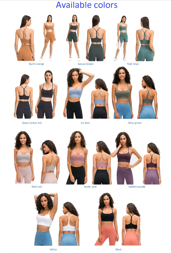 Hot Align Classical Y-shape Back With Breast Pad Shockproof Performance Yoga Running Sports Bra