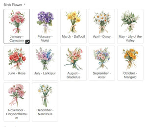 Personalised God Says You Are Bible Birth Flower LEATHER JOURNAL Birthday Inspirational Gift for Women Students