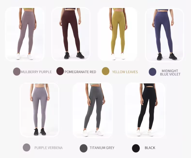 Nylon Spandex Activewear Women Workout Leggings Sportswear Fitness Wear Scrunch Butt Yoga Leggings