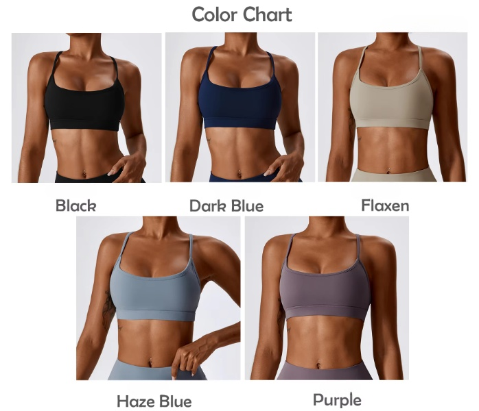 Camisole Yoga Bra Top Running Beautiful Back Crop Tops Fitness Sports Wear Women Cross Back Sports Bra