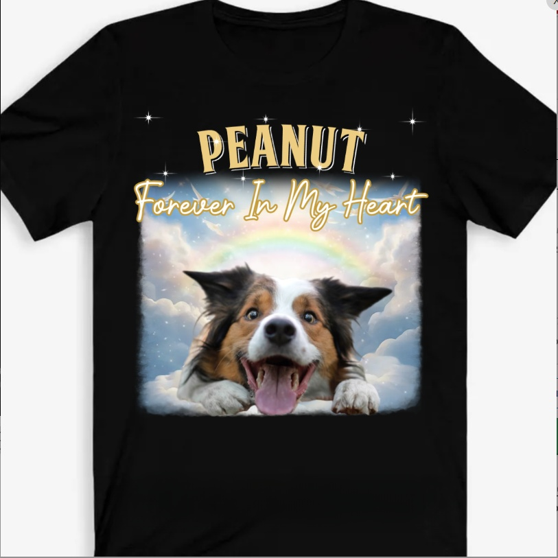 In Loving Memory Memorial Dog Custom Multi Pet Photo, Retro Vintage Bootleg Shirt, Personalized Shirt, Gift For Pet Lovers, Custom Photo