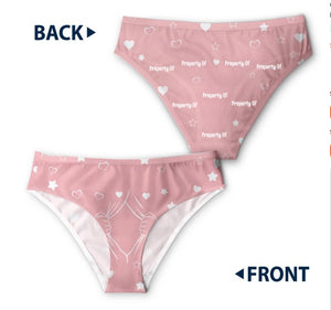 Custom Photo Funny Property Of - Personalized Women's Brief