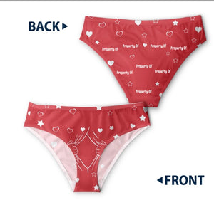 Custom Photo Funny Property Of - Personalized Women's Brief